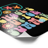 Groovy Schoolの最後の日は夏のために外出 フォトプリント (角)