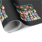 Groovy Schoolの最後の日は夏のために外出 ラッピングペーパー (ロールコーナー)