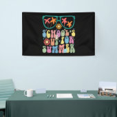 Groovy Schoolの最後の日は夏のために外出 横断幕 (トレードショー)