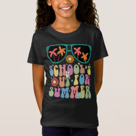Groovy Schoolの最後の日は夏のために外出 Tシャツ
