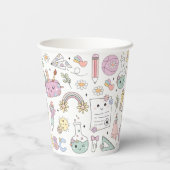 Groovy School Design Theme 紙コップ (裏面)