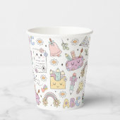 Groovy School Design Theme 紙コップ (左)