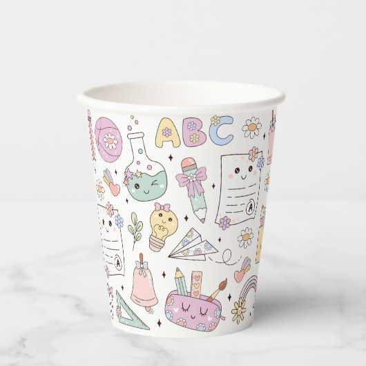 Groovy School Design Theme 紙コップ (正面)