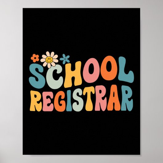 Groovy School Registrar新学期 ポスター (正面)