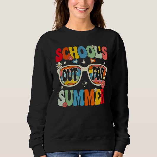 Groovy School s Out For Summer スウェットシャツ (正面)