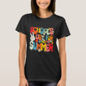 Groovy School s Out For Summer Graduation Teacher  Tシャツ (正面)