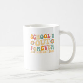 Groovy School's Out Forever Retirement 2025 コーヒーマグカップ