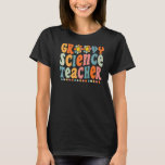 Groovy Science先生デイジーカラフルバックトゥscho Tシャツ<br><div class="desc">Groovy Science先生デイジーカラフル新学期HisHer</div>