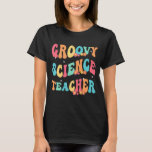 Groovy Science先生レトロカラフルバックトゥシオ Tシャツ<br><div class="desc">グルーヴィサイエンス先生レトロカラフル新学期</div>