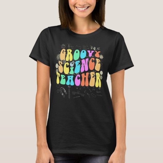 Groovy SCIENCE先生技術クルーSTEMチーム Tシャツ (正面)