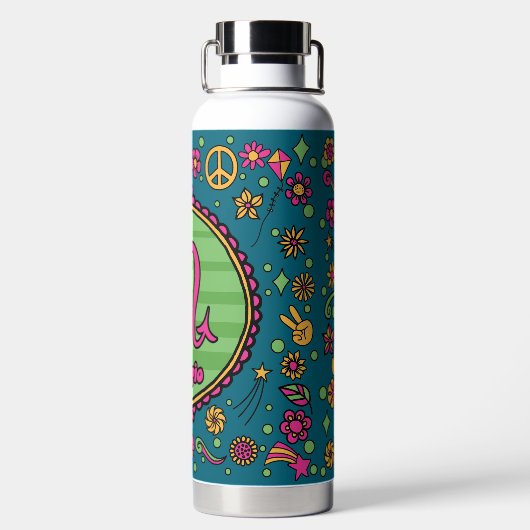 Groovy Scorpio Custom ウォーターボトル (背面)