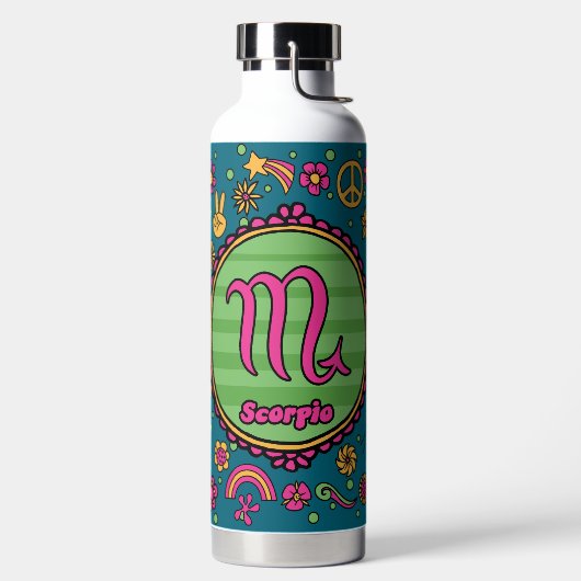 Groovy Scorpio Custom ウォーターボトル (左面)
