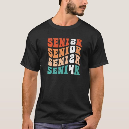 Groovy Senior 2024卒業最後の初日Se Tシャツ (正面)