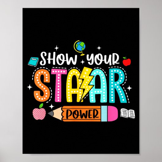 Groovy show staar power teacher testing exam test ポスター (正面)