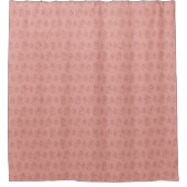 Groovy Shower Curtain Retro Pastel Christmas Fun シャワーカーテン (正面)