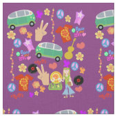 Groovy Sixtiesメガパターン ファブリック (クローズアップ)