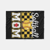 Groovy Softll Mom Mother Softll Mom フリースブランケット (正面(横))