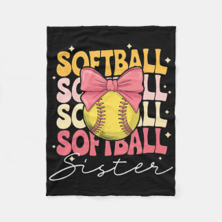 Groovy Softll Sister Coquette Bow Softll  フリースブランケット