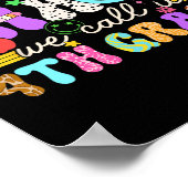 Groovy Some Call It Chaos We Call It Fourth Grade  ポスター (角)