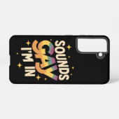 Groovy Soundsゲイ私はLGBTレインボープライド Samsung Galaxyケース (裏面横)