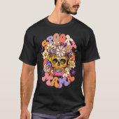 Groovy Spooky Mama Skull Tシャツ (正面)