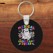 Groovy Spooky Medical Istant Squad Cute Halloween キーホルダー (正面)