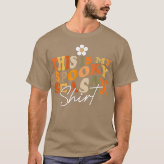 Groovy Spooky Season Vibes Halloween Costume For W Tシャツ