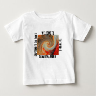 Groovy Sprialへようこそ男女兼用 ベビーTシャツ