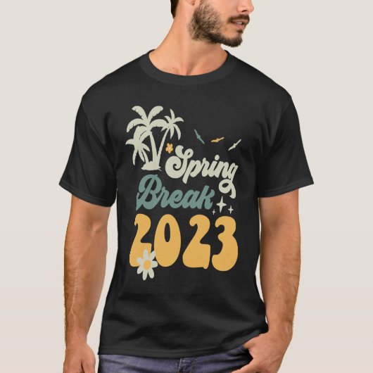 Groovy Spring Break 2023スタイル照合グループ Tシャツ (正面)