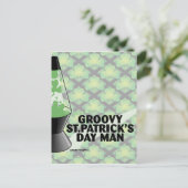 Groovy St Pats Dayポストカード ポストカード (スタンド正面)