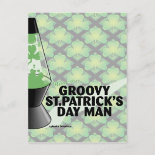 Groovy St Pats Dayポストカード ポストカード