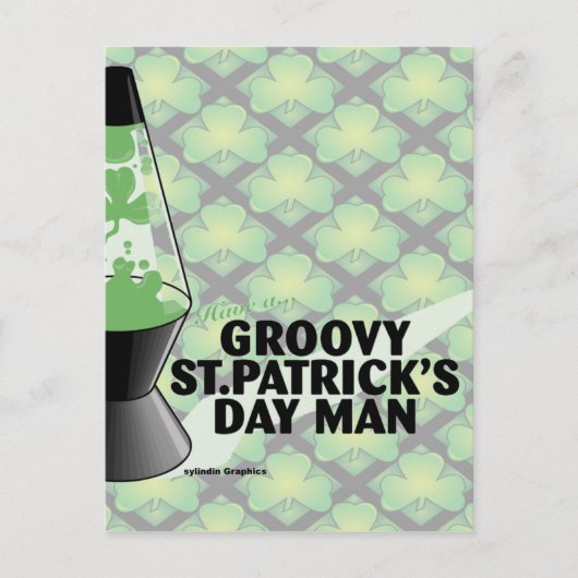 Groovy St Pats Dayポストカード ポストカード (正面)