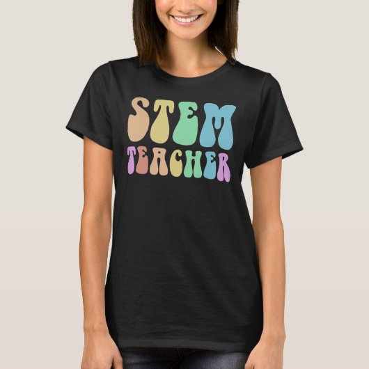 Groovy STEM先生技術クルーSTEMスクワッドティー Tシャツ (正面)