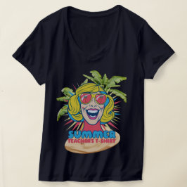 Groovy Summer VibesスマイリーTee for先生 Tシャツ