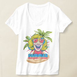 Groovy Summer VibesスマイリーTee for先生 Tシャツ