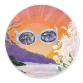 Groovy Sunset セラミックノブ