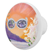 Groovy Sunset セラミックノブ (右)