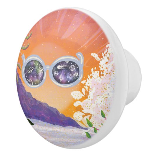 Groovy Sunset セラミックノブ (右)