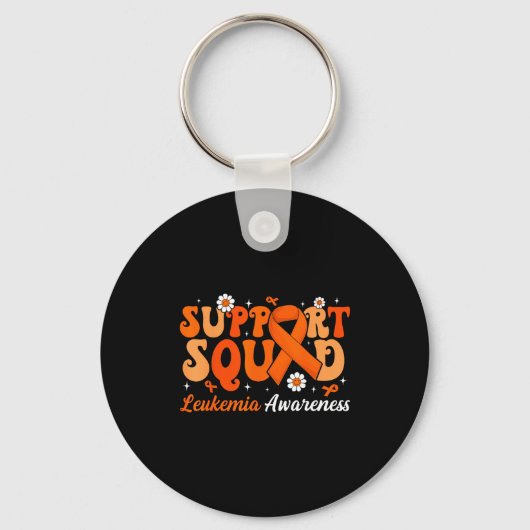 Groovy Support Squad 白血病啓発月間 ヴァイオレット キーホルダー (正面)