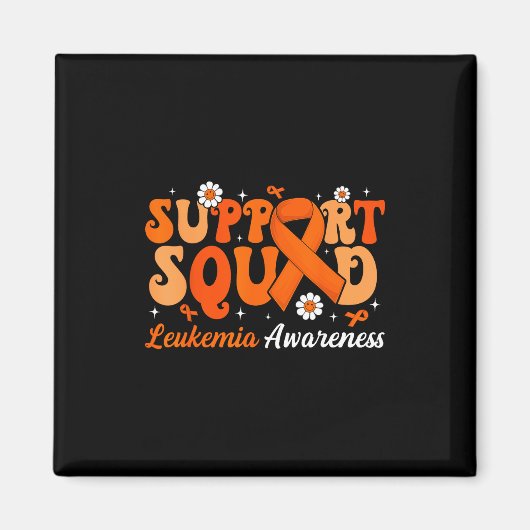 Groovy Support Squad 白血病啓発月間 ヴァイオレット マグネット (正面)