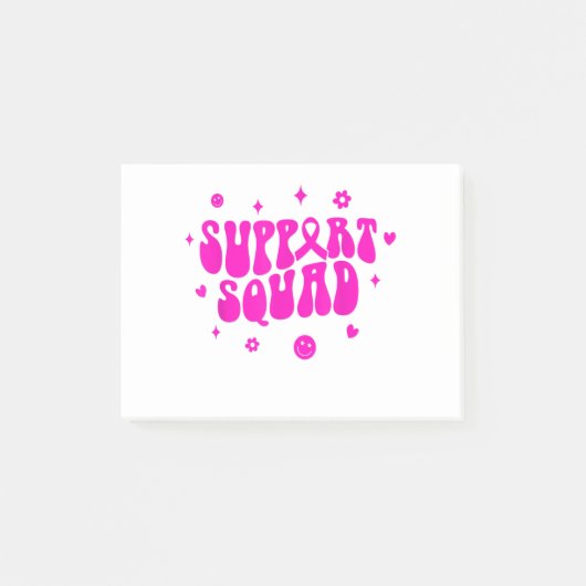 Groovy Support Squad Breast Cancer認識度我々 ポストイット (正面)