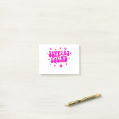 Groovy Support Squad Breast Cancer認識度我々 ポストイット (デスク上)