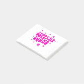 Groovy Support Squad Breast Cancer認識度我々 ポストイット (アングル)