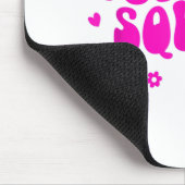 Groovy Support Squad Breast Cancer認識度我々 マウスパッド (コーナー)