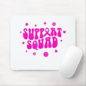 Groovy Support Squad Breast Cancer認識度我々 マウスパッド (マウス)