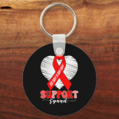 Groovy Support Squad His Fight Is Our Fight Heart  キーホルダー (正面)