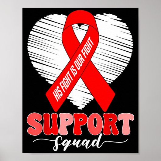 Groovy Support Squad His Fight Is Our Fight Heart  ポスター (正面)