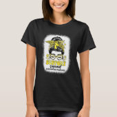 Groovy Support Squad Messy Bun Endometriosis Aware Tシャツ (正面)