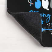 Groovy Support Squad Ribbon T1d Diabetes Awareness マウスパッド (コーナー)