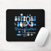 Groovy Support Squad Ribbon T1d Diabetes Awareness マウスパッド (マウス)